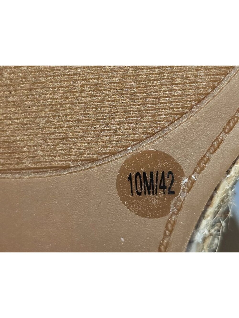NWOB Lucky Brand Rifka Women's Espadrille Flats Beige Canvas Slip-On Sz 10 058 - Picture 13 of 14